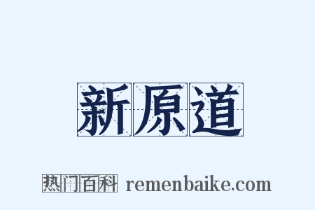 新原道是什么意思的图片